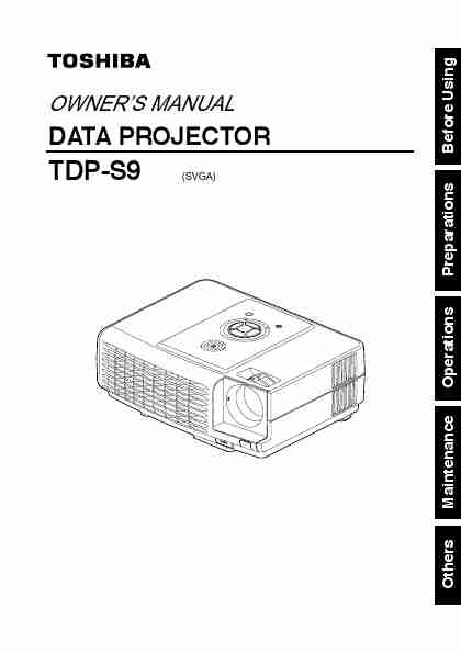 Toshiba Projector TDP-S9-page_pdf